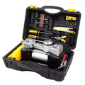 Air Compressor Double Cylinder Metal Housing Large Size Premium Quality Plastic Box Pack With Tool Kit
