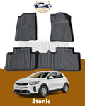 Kia Stonic TPE Floor Mats Black 3PCS