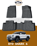 BYD Shark 6 TPE Floor Mats 3 PCS BLACK - Premium Car Accessories by RJCARHUB Pakistan