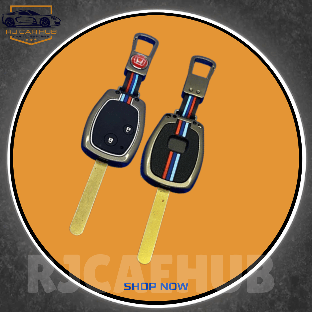 Honda City 2009 - 2021 GM Metal Key Cover Premium – Luxury Alloy Remote Key Protection Case - Premium Car Accessories by RJCARHUB Official Pakistan