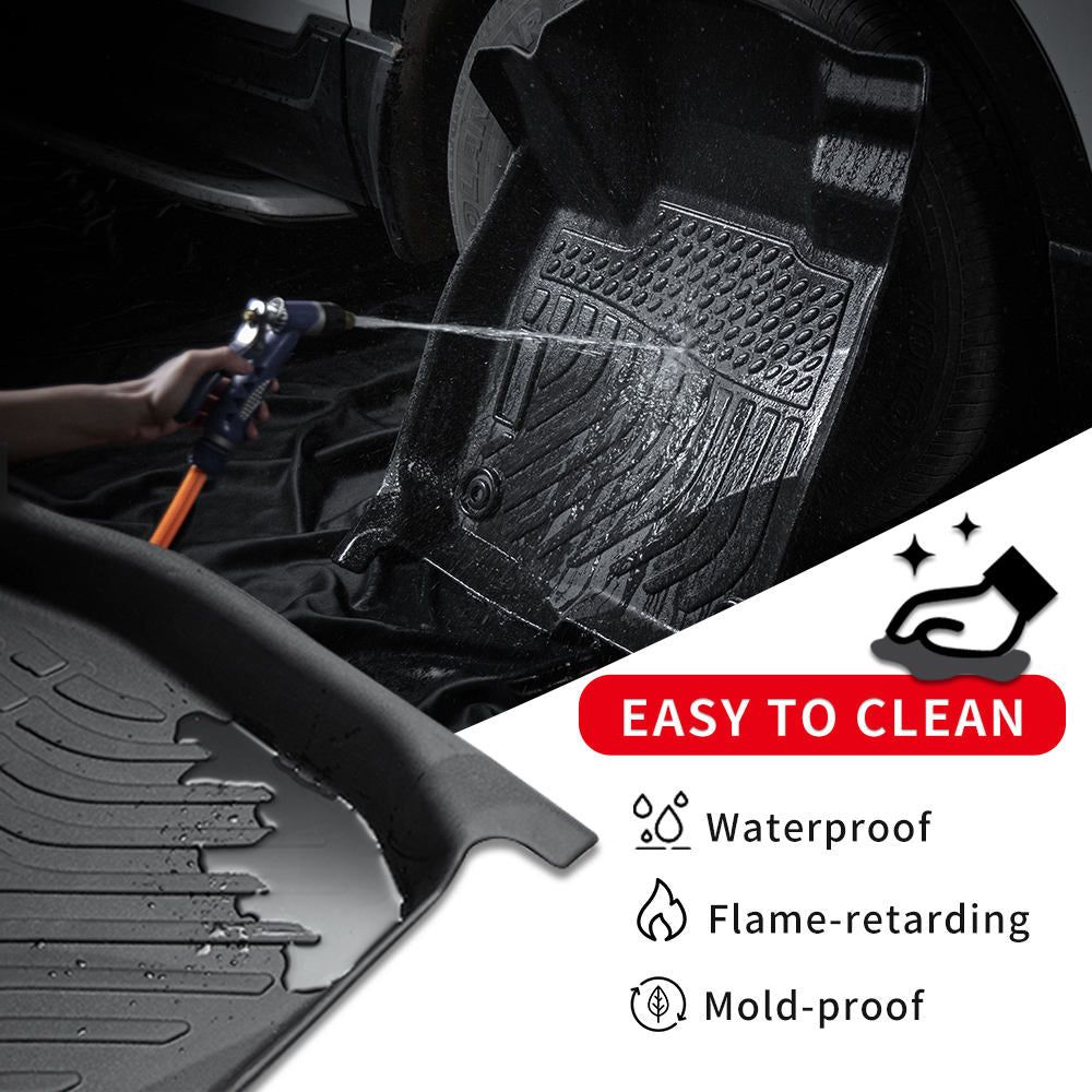 Hyundai Tucson Hybrid New 2025 TPE Floor Mats Black - Premium Car Accessories by RJCARHUB Pakistan