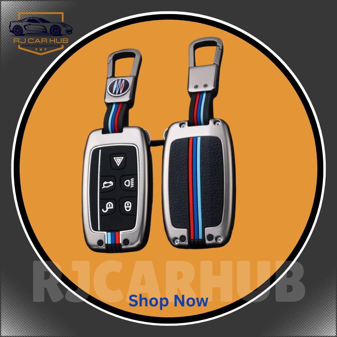 Land Rover Metal Key Cover Premium – Luxury Alloy Remote Key Protection Case - Premium Car Accessories by RJCARHUB Official Pakistan