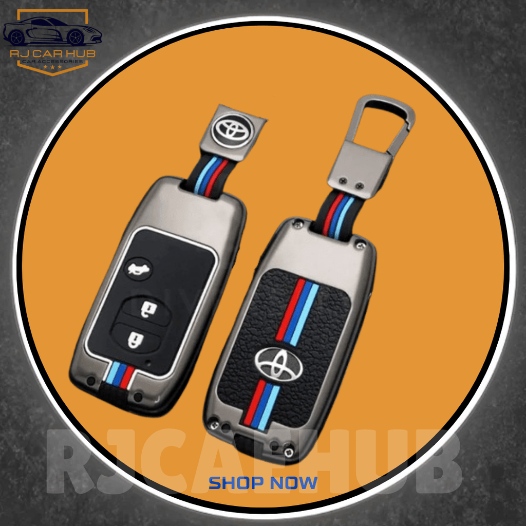 Prado 2010 / Land Crusier 2010 Metal Key Cover Premium – Luxury Alloy Remote Key Protection Case - Premium Car Accessories by RJCARHUB Official Pakistan