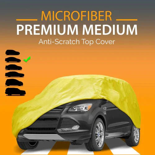 Sedan All Cars Models Microfiber Top Cover Premium Anti - Scratch Top Cover Multi - Soft Fleece - Premium Car Accessories by RJCARHUB Pakistan