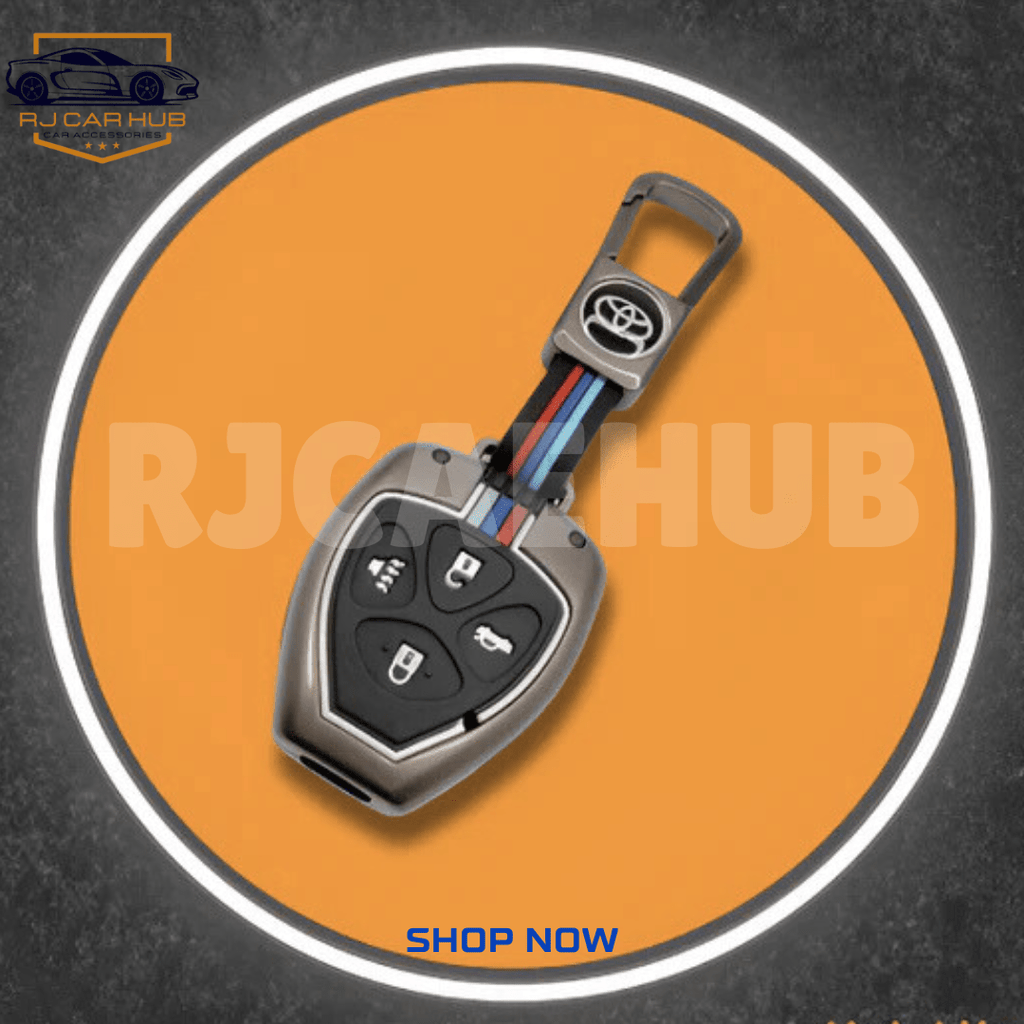 Toyota Corolla 2009 - 2013 Metal Key Cover Premium – Luxury Alloy Remote Key Protection Case - Premium Car Accessories by RJCARHUB Official Pakistan