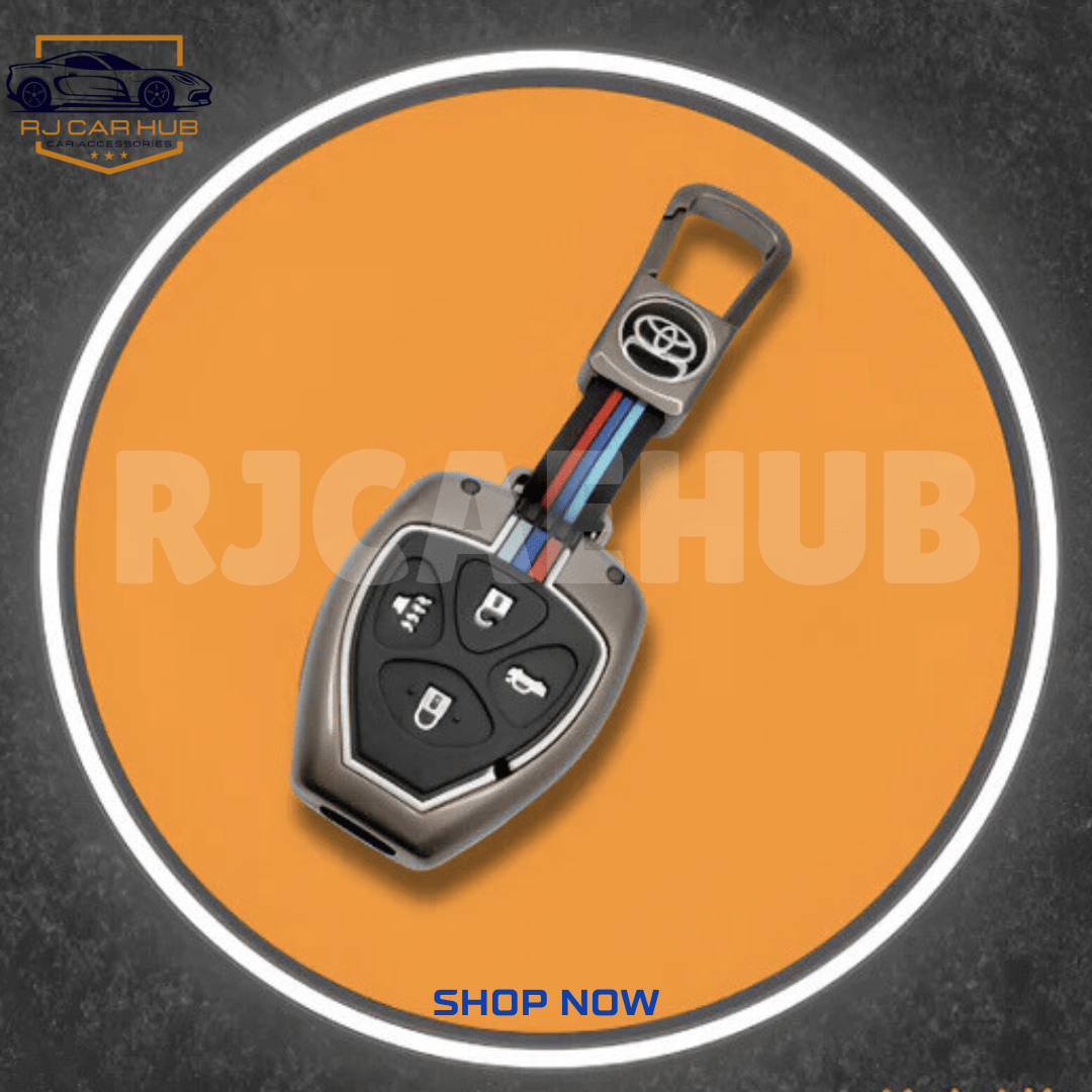 Toyota Corolla 2009 - 2013 Metal Key Cover Premium – Luxury Alloy Remote Key Protection Case - Premium Car Accessories by RJCARHUB Official Pakistan