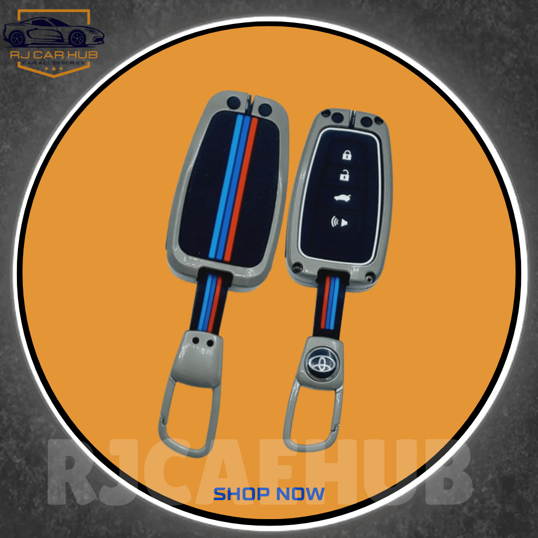 Toyota Corolla Cross Metal Key Cover Premium – Luxury Alloy Remote Key Protection Case - Premium Car Accessories by RJCARHUB Official Pakistan