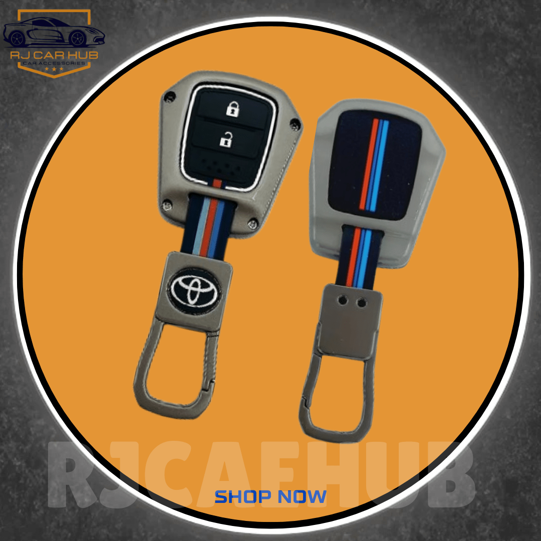 Toyota Vitz 2005 Metal Key Cover Premium – Luxury Alloy Remote Key Protection Case - Premium Car Accessories by RJCARHUB Official Pakistan